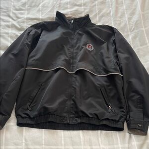 Men's Cutter and Buck Black Oakland Hills Country Club Jacket